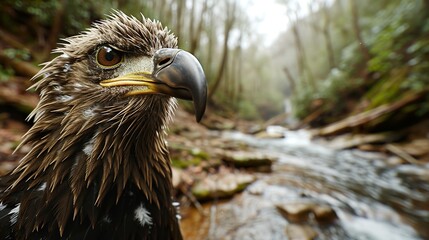 Fototapeta premium portrait of a eagle
