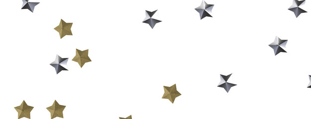 Heavenly Golden Shower: 3D Illustration Brings the Beauty of Stars to Life