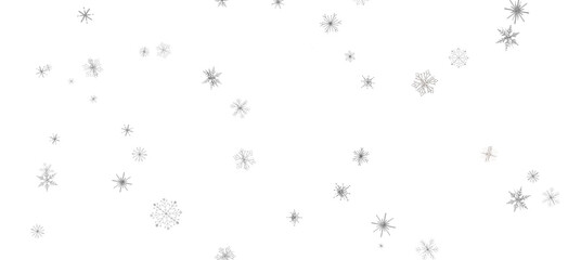 Snowflakes - golden openwork shiny snowflakes, star, 3D rendering. - obrazy, fototapety, plakaty