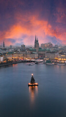 Fototapeta premium Hamburg at xmas