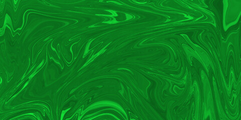 Liquify Swirl green Color Art Abstract Pattern green marble texture and background for design .glossy liquid acrylic paint texture background design .