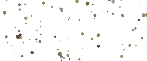 Dazzling Delight: Mesmerizing 3D Illustration of Glittering gold Confetti