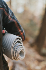 Carrying Yoga Mat under arm