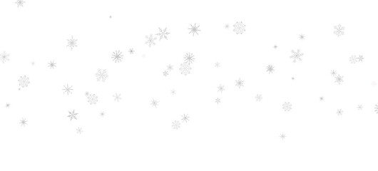 Snowflake Bliss: Striking 3D Illustration Showcasing Falling Holiday Snowflakes