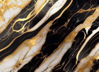 gold black in marble design