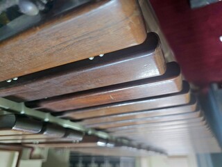 old wooden xylophone 