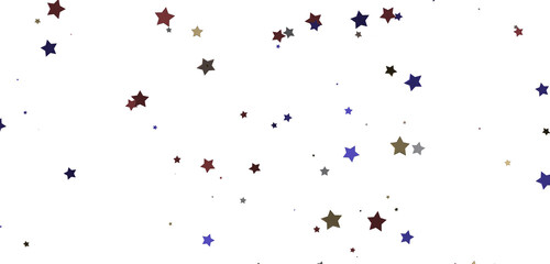 Celestial Christmas Symphony: Enthralling 3D Illustration of Falling Holiday Starbursts