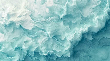 Deurstickers Background with ocean wave. © Alla