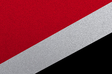 Flag of Principality of Sealand, Fabric flag of Principality of Sealand. Principality of Sealand National Flag, Fabric and Texture Flag Image of Principality of Sealand.
