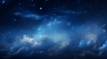 Fototapeta na wymiar Stars in the night sky background