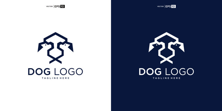 House dog logo design inspiration