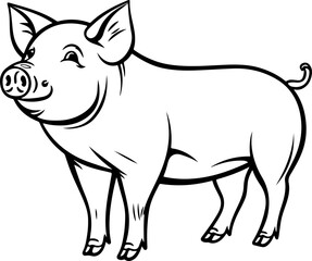 Pig SVG bundle, Pig SVG, pig face SVG, pig head svg, pig silhouette svg, pig face silhouette svg, show pig svg, cartoon pig svg,some pig svg