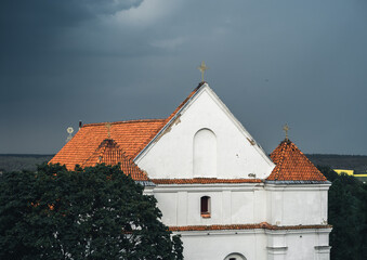 View of the old church