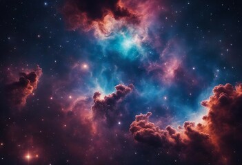 Obraz na płótnie Canvas Colorful space galaxy cloud nebula Stary night cosmos Universe science astronomy Supernova background