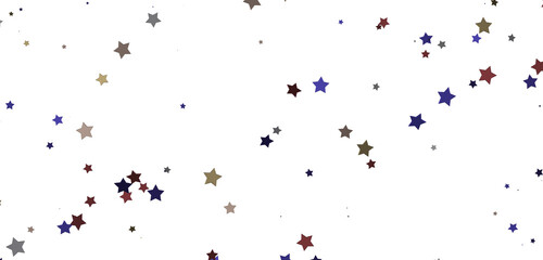 Descendant Christmas Constellations: Mind-Blowing 3D Illustration of Falling Festive Star Patterns
