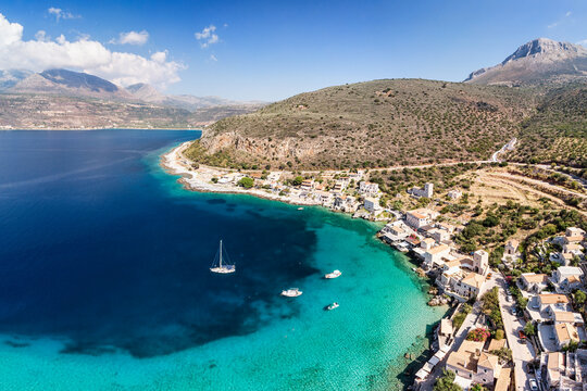 Limeni is the most cosmopolitan traditional village in Mani, Greece