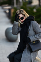  Women on the street in Paris.