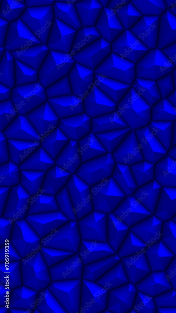 Canvas Prints blue gem background changing shape