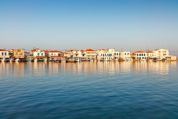 The port of Elafonisos in Lakonia, Greece