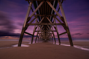 Steetley Pier, Hartlepool, County Durham, UK