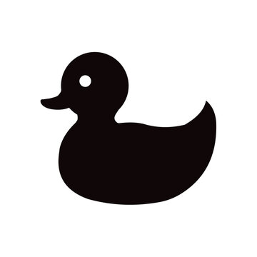rubber duck - vector icon