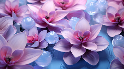 Closeup pink Hyacinth flower,
