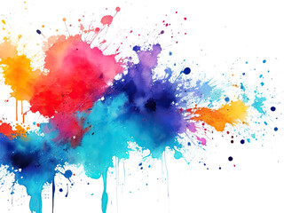 Creative modern style art painting. Colorful artistic design.