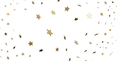 XMAS Stars - stars background, sparkle lights confetti falling. magic shining Flying christmas stars on night
