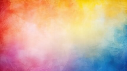Abstract watercolor background with blue, orange and yellow gradient. Texture paper.
