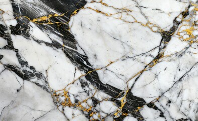 Carrara marble , black and white white gold veins, 