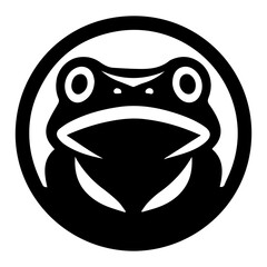 Black frog icon