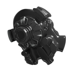 Metal abstract shape, 3d render © neurostructure