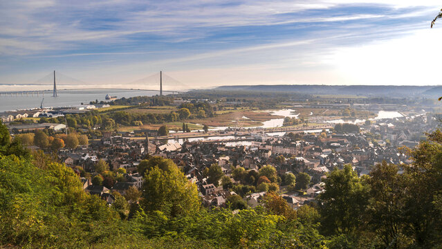 Die kleine franz&ouml;sische Stadt Honfleur
