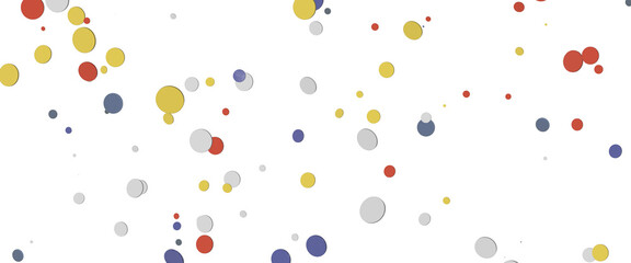 Confetti, paper triangle on the floor, fancy, colorful, celebration party