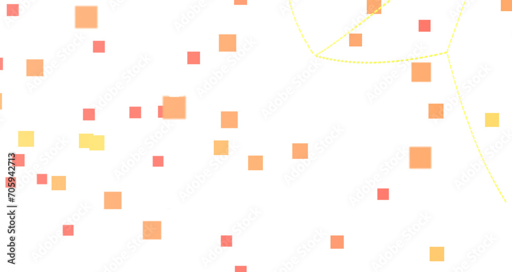 Poster Abstract digital background of points and lines. Glowing plexus. Big data. Network or connection.