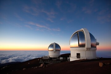 Fototapeta na wymiar Mauna Kea Observatory Hawaii 