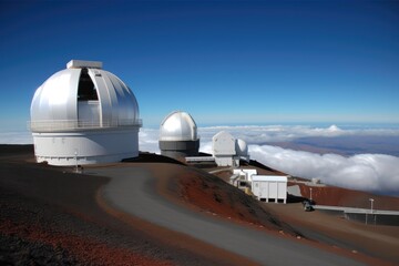 Fototapeta na wymiar Mauna Kea Observatory Hawaii 