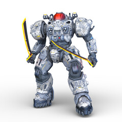 戦闘ロボット　3DCG レンダリング
