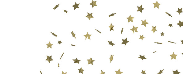 Obraz premium XMAS Stars - golden stars -