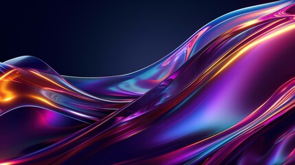 Abstract fluid liquid curved wave with copy space background