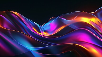 Abstract fluid liquid curved wave with copy space background