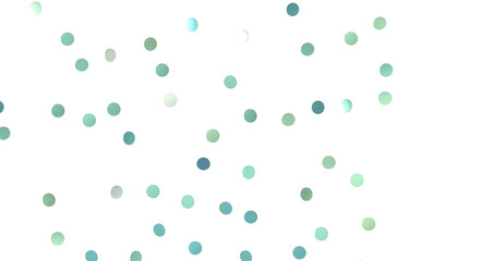 Sunburst and colorful confetti background frame illustration