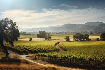 Obraz premium Napa Valley California USA romantic holiday destination 