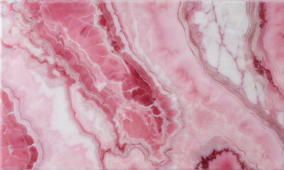 Pink onyx crystal marble texture with ice flowers, polished quartz stone background, it can be used...