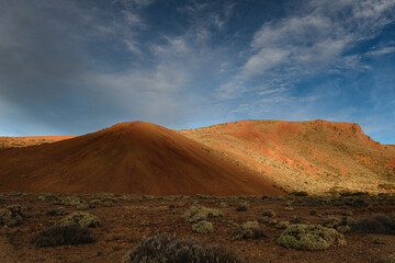landscape with a volcano