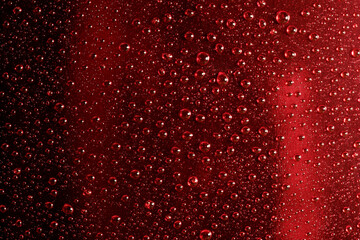 Abstract photography with water drops with reflections
