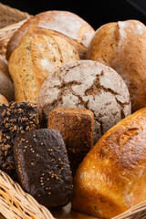 different types of bread in the crust
