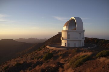 Roque de los Muchachos Observatory Spain  - obrazy, fototapety, plakaty