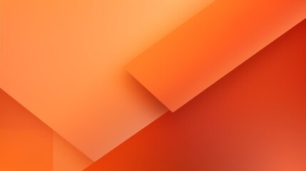 Abstract Minimal Orange Background with Geometric Creative and Minimal Gradient Concepts AI Generated