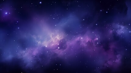 Fototapeta na wymiar Vibrant Galaxy Space Wallpaper with Dark and Light Violet Colors AI Generated